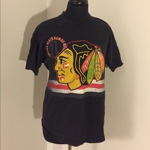 Vintage Blackhawks t shirt